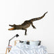 Little crocodile isolated on white Wall Decal