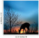 silhouette of deer Wall Mural