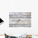 Weathered White Wooden Wall Decal