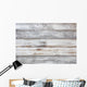 Weathered White Wooden Wall Decal