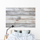Weathered White Wooden Wall Decal