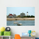 beach homes on the water Wall Mural