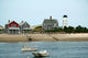 beach homes on the water Wall Mural