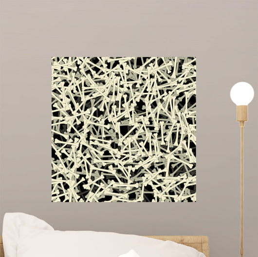 Bone Texture Tile Wall Decal Design 2