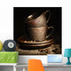 coffee cups Wall Mural