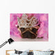 Adorable Pug Dressed up as a Princess Wall Mural