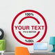 fine vector stamp Wall Decal