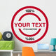 fine vector stamp Wall Decal