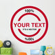 fine vector stamp Wall Decal