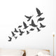 Birds Vector Illustration Wall Decal