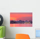 Skyline Madison Wisconsin Sunset Wall Decal