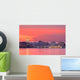 Skyline Madison Wisconsin Sunset Wall Decal