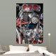 Hot Rod Engine Wall Decal