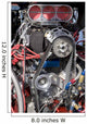 Hot Rod Engine Wall Decal