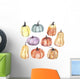 Watercolor Pumpkins Wall Decal