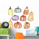 Watercolor Pumpkins Wall Decal