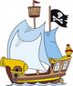 Pirate Ship Wall Decal