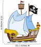 Pirate Ship Wall Decal