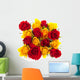 red and yellow roses Wall Decal