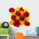 red and yellow roses Wall Decal