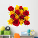 red and yellow roses Wall Decal