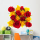 red and yellow roses Wall Decal