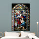 Biblical Stained Glass Window