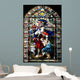 Biblical Stained Glass Window