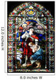 Biblical Stained Glass Window