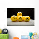 Smiley Faces Group Wall Mural