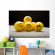 Smiley Faces Group Wall Mural