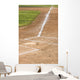 Home Plate and Batter's Wall Mural