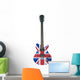British Electric Guitar Wall Decal