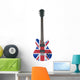 British Electric Guitar Wall Decal