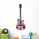 British Electric Guitar Wall Decal