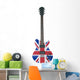British Electric Guitar Wall Decal