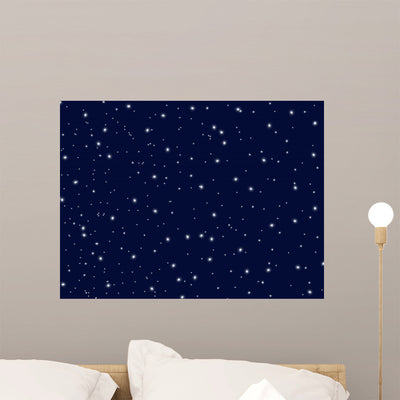Stars shown on a wall