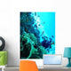 Diver and Group Coral Wall Decal