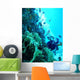 Diver and Group Coral Wall Decal