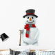 3D Snow Man Wall Decal