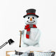 3D Snow Man Wall Decal