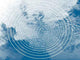 Ondes Reflets Eau Wall Decal Design 2