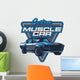 Muscle Car Vector Illustration Wall Decal