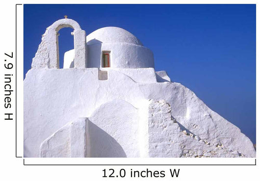 Mykonos Church Wall Mural