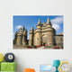 Medieval castle in VitrÃ©, Brittany, France Wall Mural