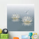 Water Lily Background Wall Mural