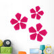 Pink Flower Wall Mural
