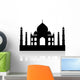 taj mahal india vector silhouette Wall Decal