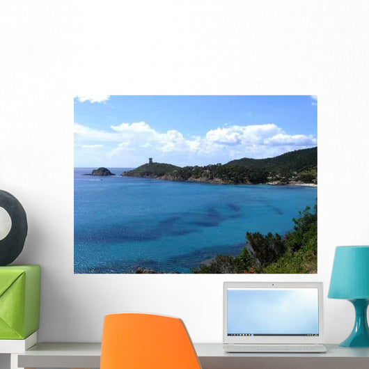 Beach Corsica Wall Decal Design 3