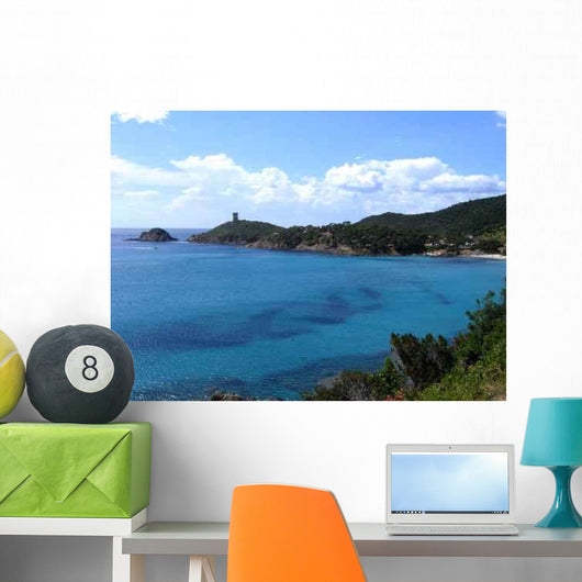 Beach Corsica Wall Decal Design 3